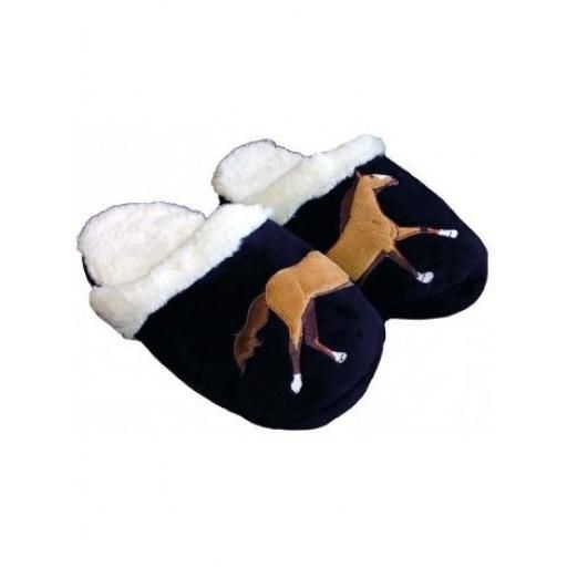 Horse Slippers In A Gift Box