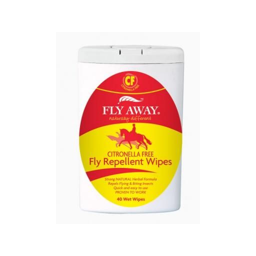 FLY AWAY CITRONELLA FREE - Fly repellent wet wipes 40W