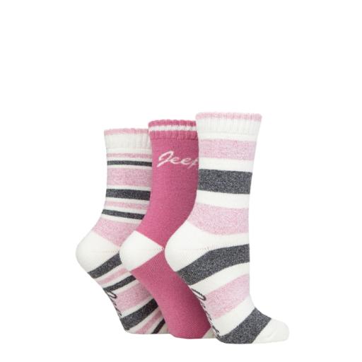 Jeep 3 pack ladies boo socks